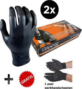 Disposable 2-Zijdig Draagbare Nitril Handschoen (50 st)