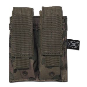 Ammo Pouch Double Small "MOLLE" Multicam