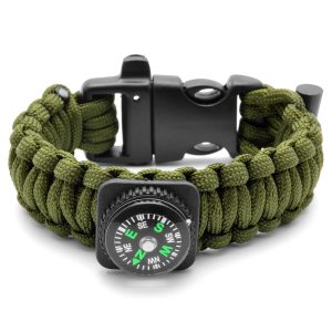 Paracord Bracelet + Kompas