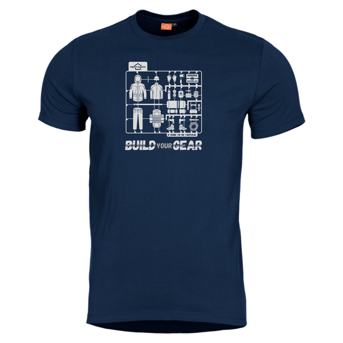 Ageron "Build Your Gear" T-shirt Midnight Blue