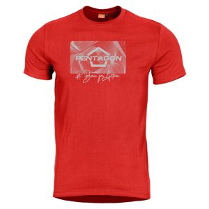 Ageron "Contour" T-shirt Lava Red