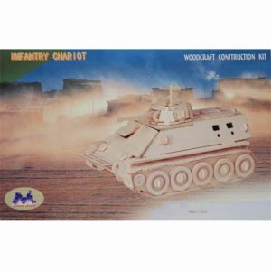 Houten 3D Puzzle "Infantry Chariot"