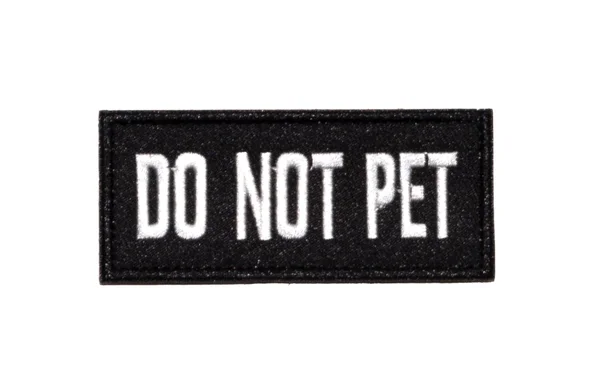 Hondenpatch DO NOT PET