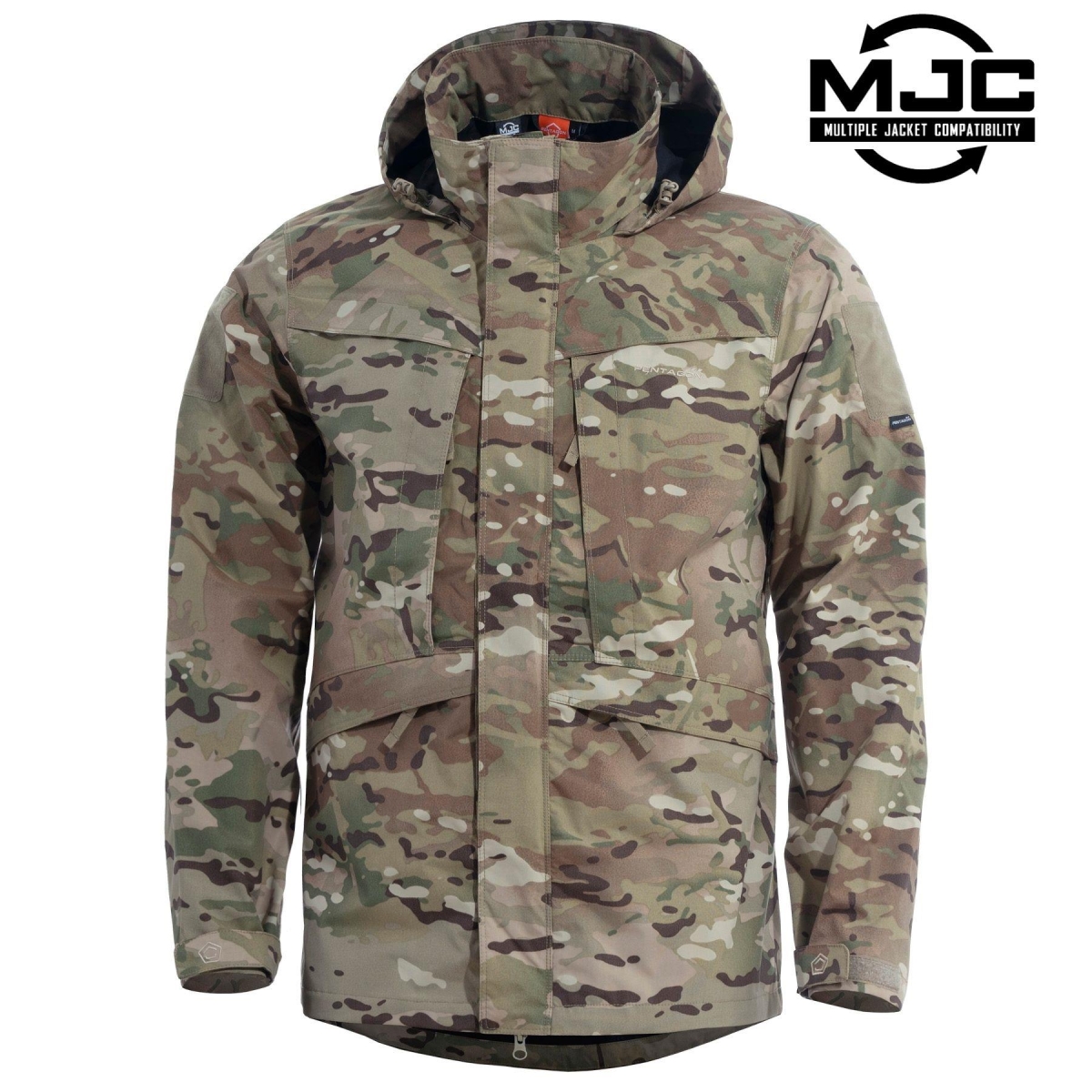 Pentagon Hurricane Rain Jacket Multicam Pentagon Hurricane Rain Jacket Multicam