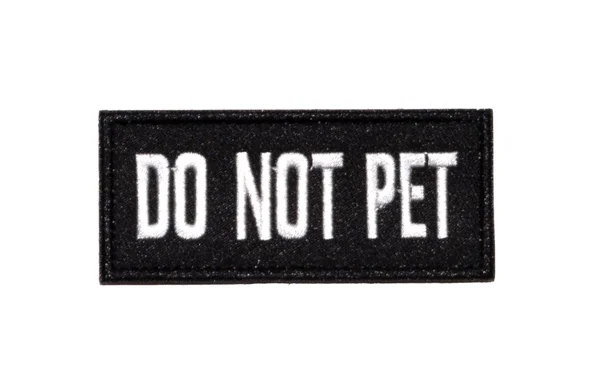Hondenpatch DO NOT PET Hondenpatch DO NOT PET