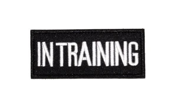 Hondenpatch IN TRAINING Hondenpatch IN TRAINING