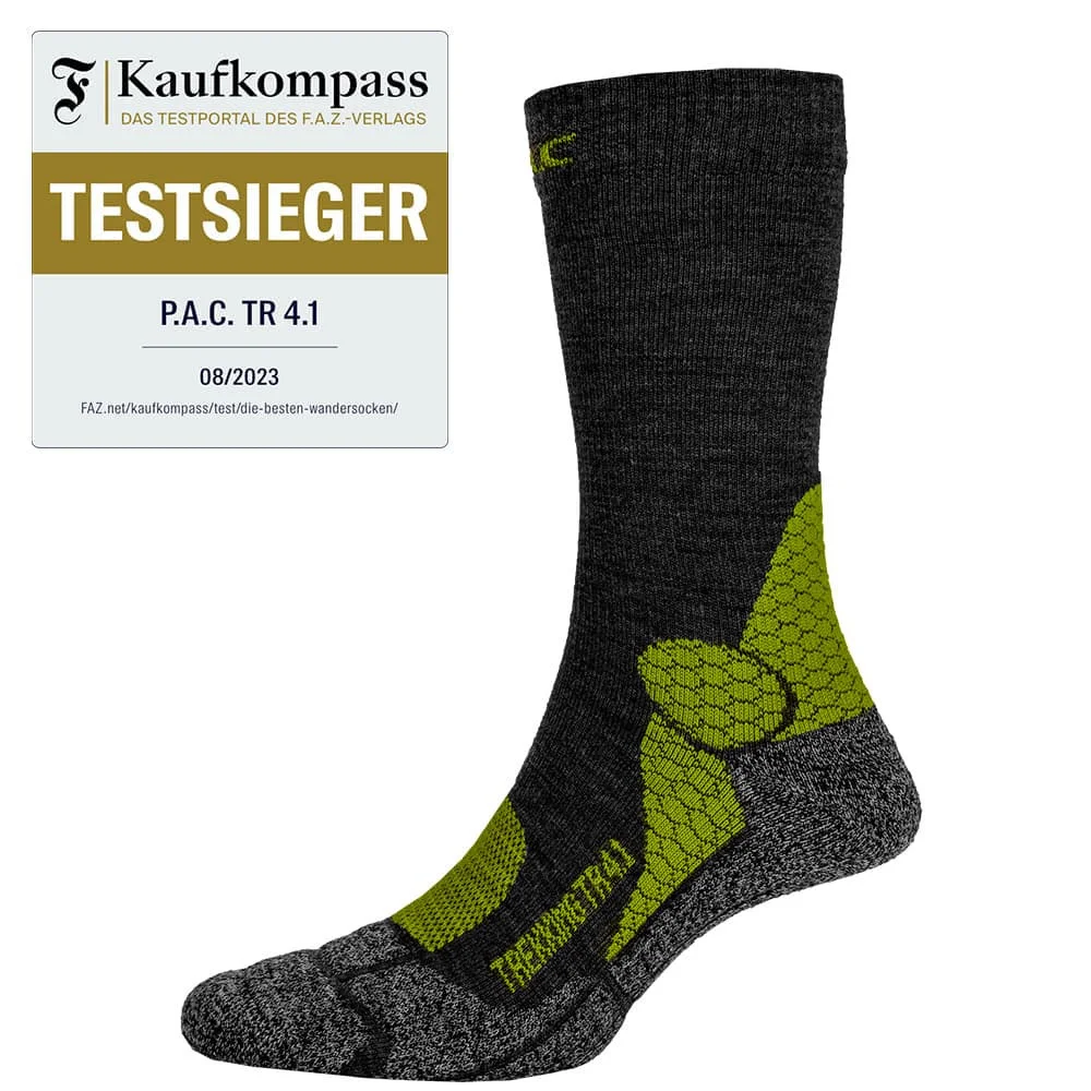 P.A.C. Trekking TR 4.1 Merino Stability Anthracite Forest
