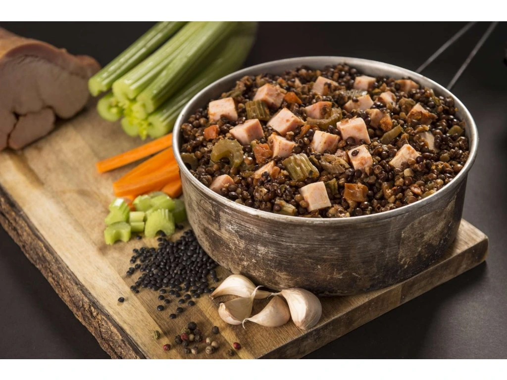 Pro-Ration Main Meal - Ready-To-Eat - Farmer ham with lentil ragout