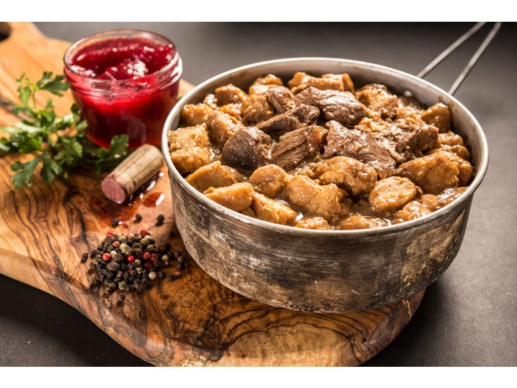 Pro-Ration Main Meal - Ready-To-Eat - Venison ragout with dumplings