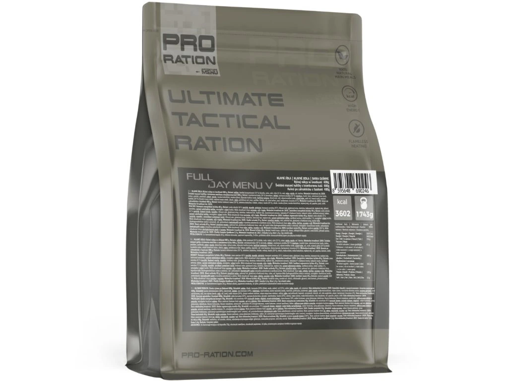 Pro-Ration Ultimate Tactical Rations FULL DAY - Menu V Pro-Ration Ultimate Tactical Rations FULL DAY - Menu V